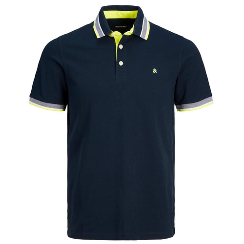 Jack & Jones Classic Polo Shirt Navy Neon